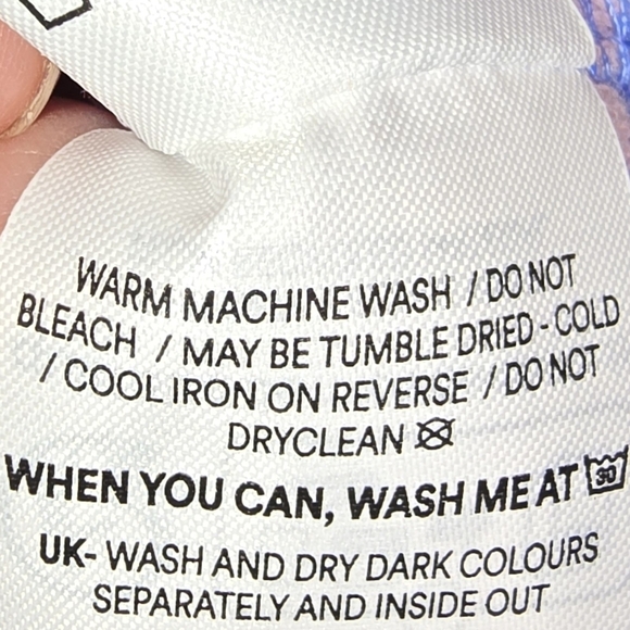 NWT Mini Boden Multi Color Stripe Hooded Terry Cloth Swim CoverUp Dress 13-14 - Picture 12 of 12